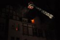 Feuer 3 Dachstuhlbrand Koeln Muelheim Gluecksburgstr P001